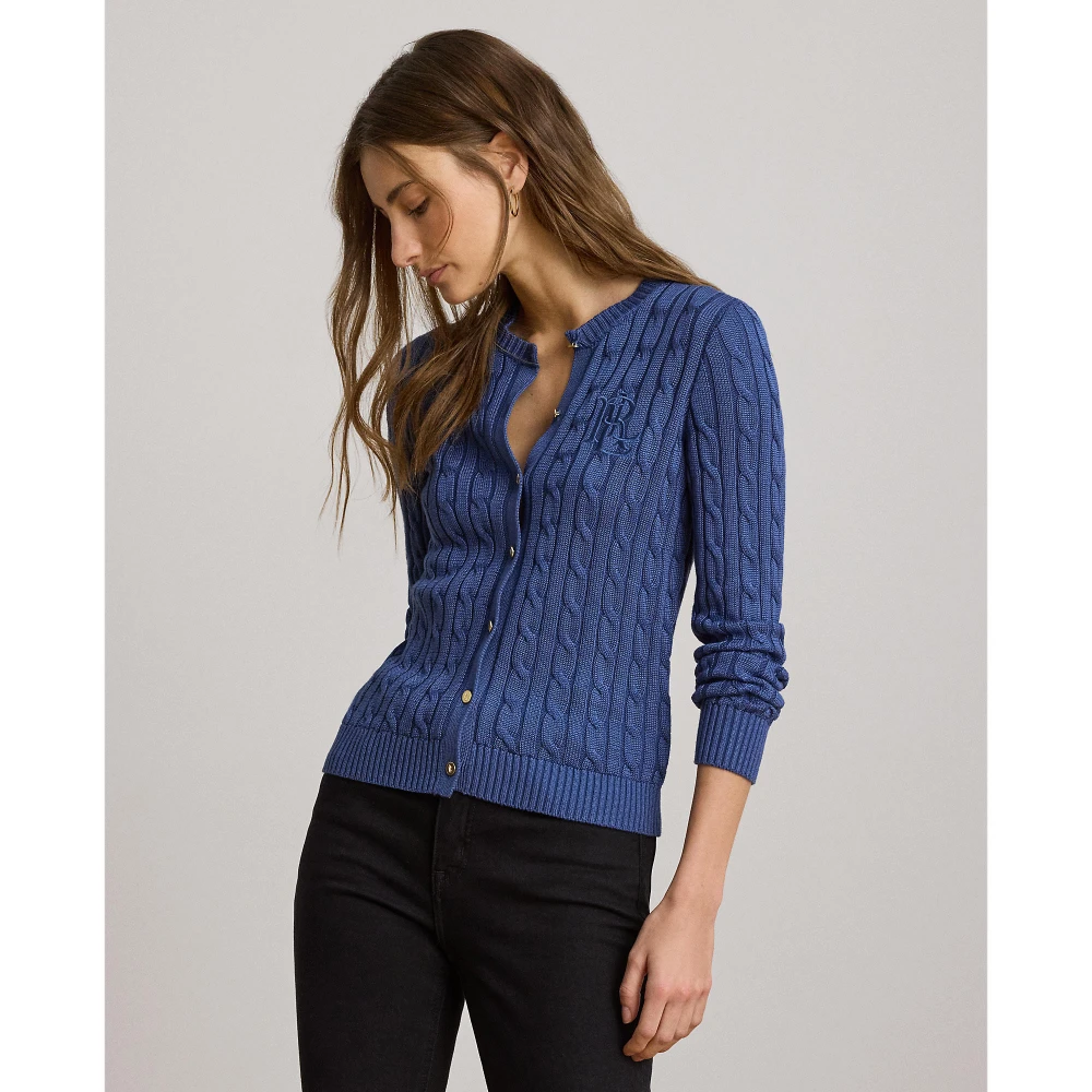 Γυναικεία Πλεκτή Ζακέτα με Σχέδιο Cable Knit Lauren Ralph Lauren