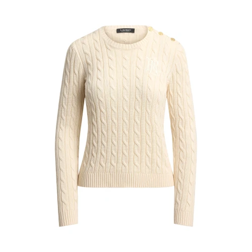 Γυναικείο Πλεκτό Πουλόβερ Lauren Ralph Lauren με Σχέδιο Cable Knit