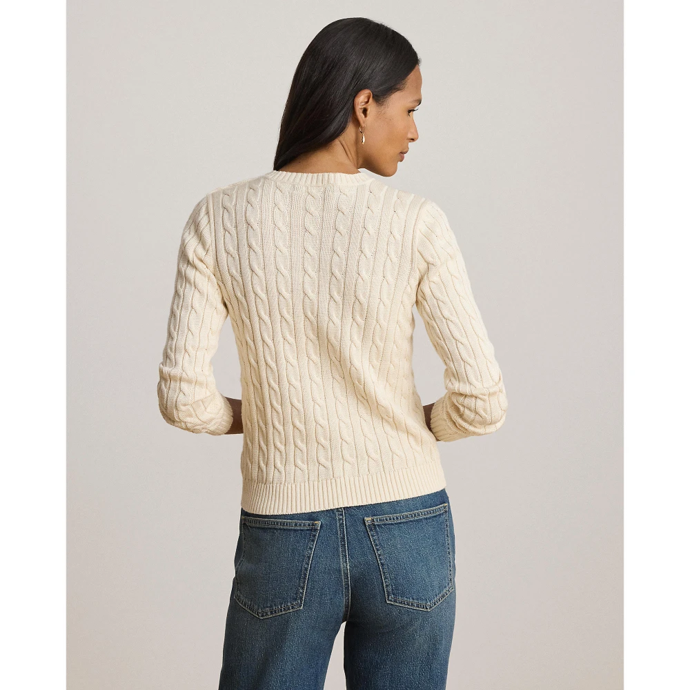 Γυναικείο Πλεκτό Πουλόβερ Lauren Ralph Lauren με Σχέδιο Cable Knit