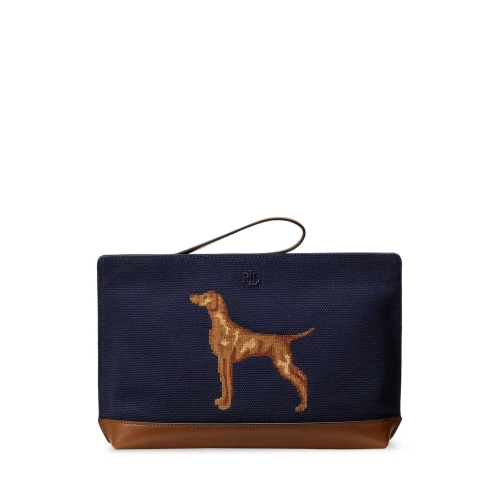 Γυναικείο Τσαντάκι Lauren Ralph Lauren με Σχέδιο Σκύλου