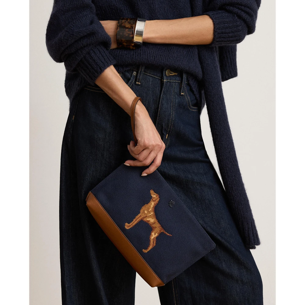 Γυναικείο Τσαντάκι Lauren Ralph Lauren με Σχέδιο Σκύλου