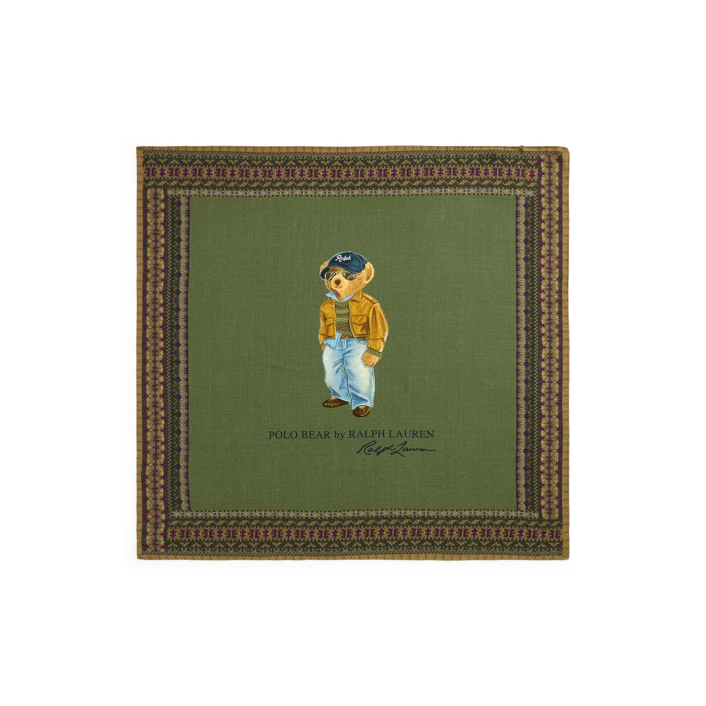 Women's Polo Bear Square Scarf Polo Ralph Lauren