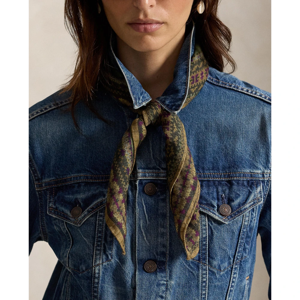 Women's Polo Bear Square Scarf Polo Ralph Lauren