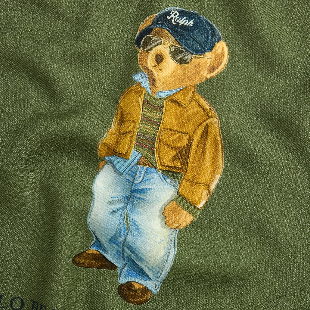 Women's Polo Bear Square Scarf Polo Ralph Lauren