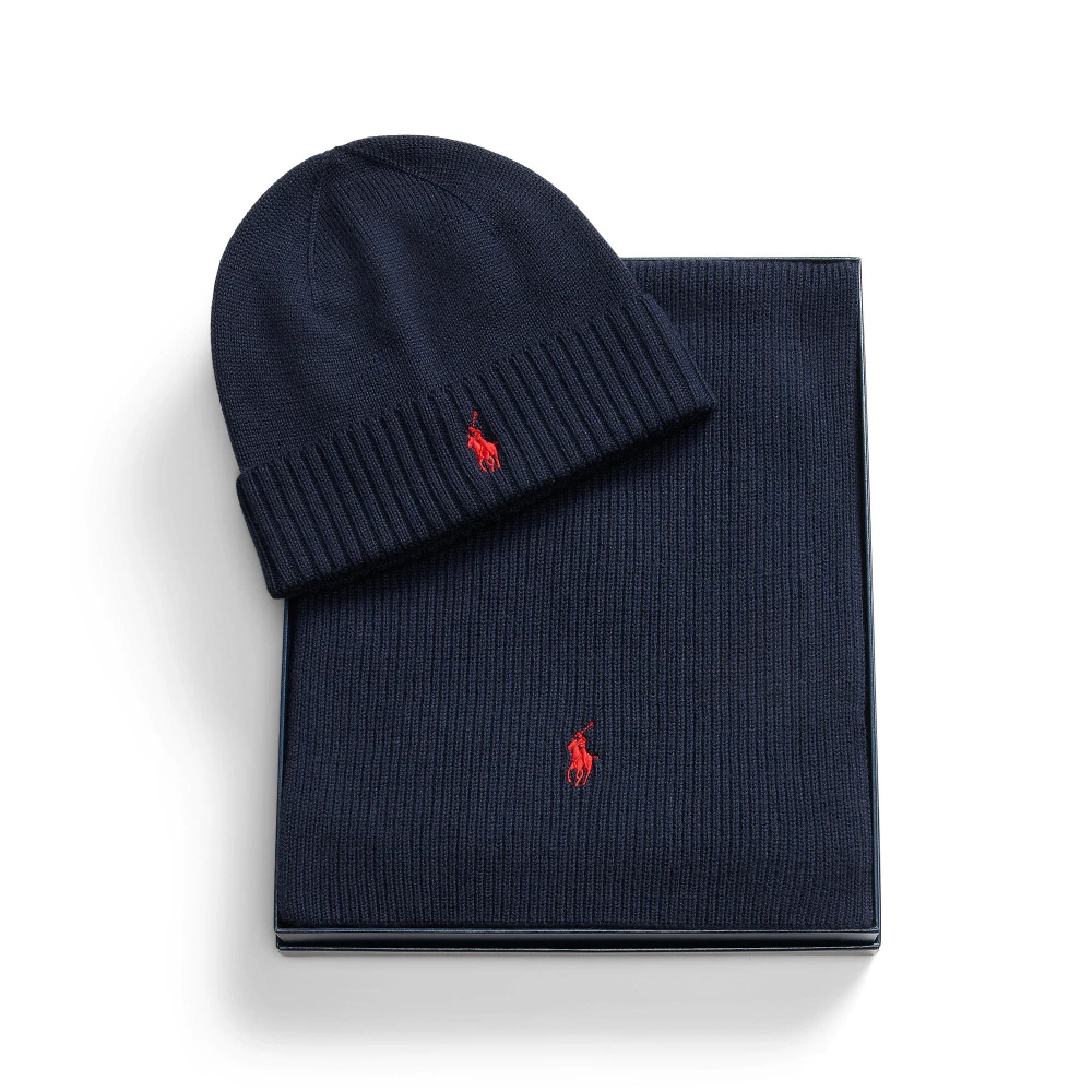 Ανδρικό Σετ Σκούφος και Κασκόλ Polo Ralph Lauren
