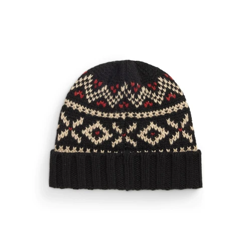 Ανδρικός Πλεκτός Σκούφος Polo Ralph Lauren με Σχέδιο Fair Isle