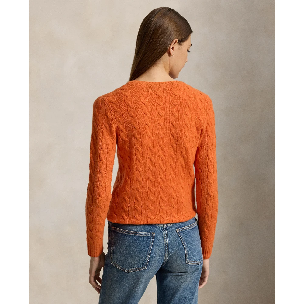Γυναικείο Πλεκτό Πουλόβερ Polo Ralph Lauren Julianna με Σχέδιο Cable Knit
