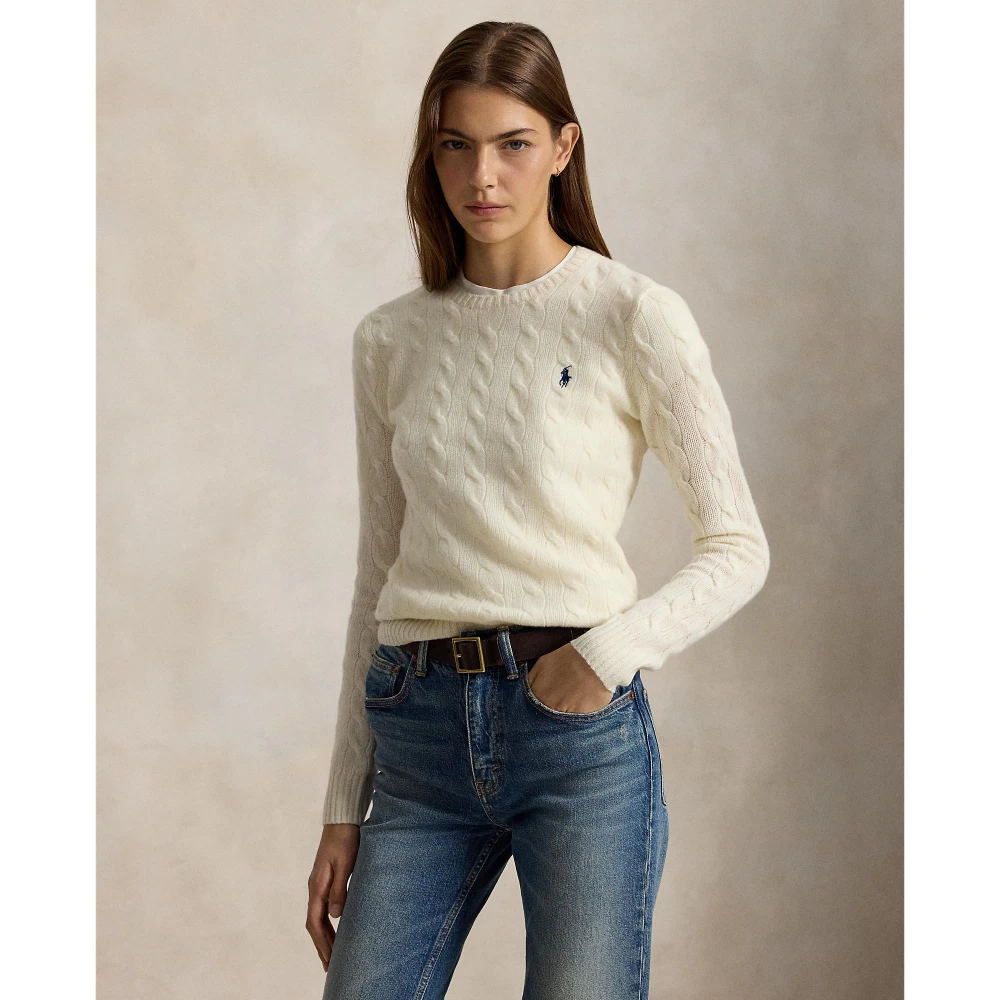 Γυναικείο Πλεκτό Πουλόβερ Polo Ralph Lauren Julianna με Σχέδιο Cable Knit