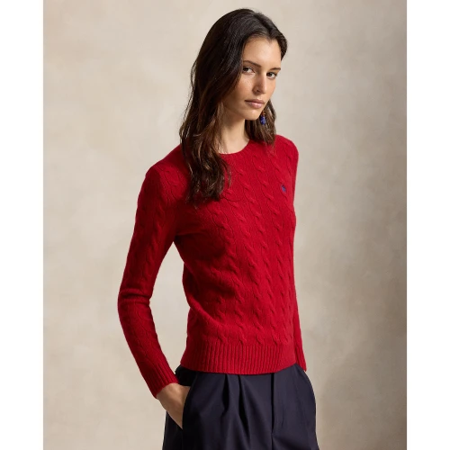Γυναικείο Πλεκτό Πουλόβερ Polo Ralph Lauren με Σχέδιο Cable Knit