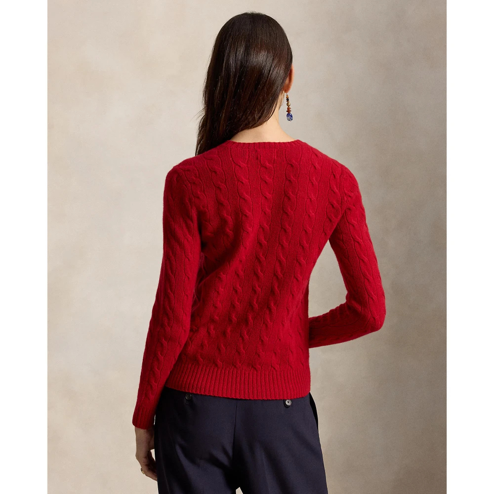 Γυναικείο Πλεκτό Πουλόβερ Polo Ralph Lauren με Σχέδιο Cable Knit