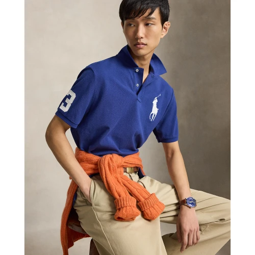 Men's Knit Polo Polo Ralph Lauren with Big Pony Logo