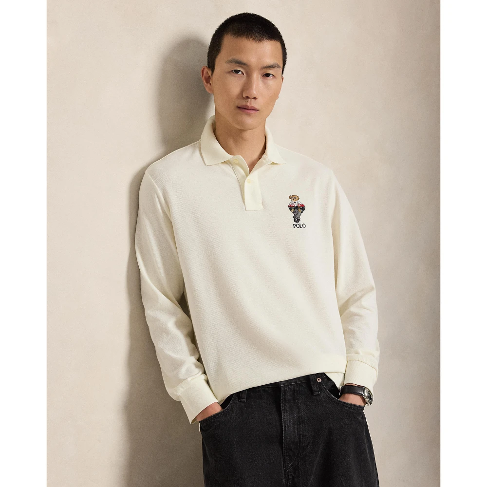 Ανδρική Μακρυμάνικη Μπλούζα Polo Polo Ralph Lauren με Polo Bear