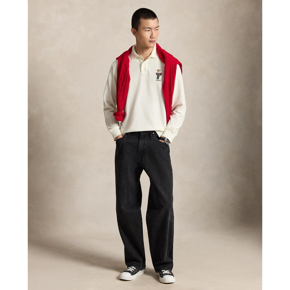 Ανδρική Μακρυμάνικη Μπλούζα Polo Polo Ralph Lauren με Polo Bear