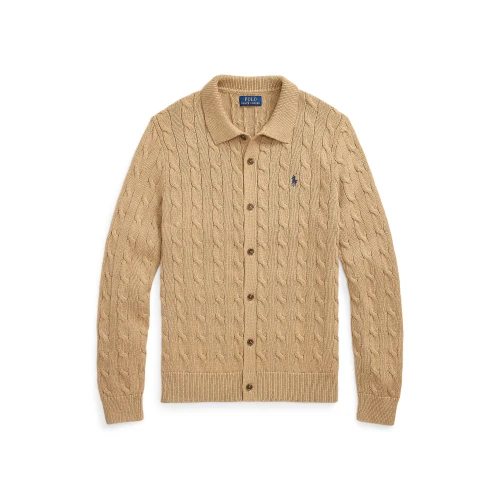 Ανδρική Πλεκτή Ζακέτα με Σχέδιο Cable Knit Polo Ralph Lauren