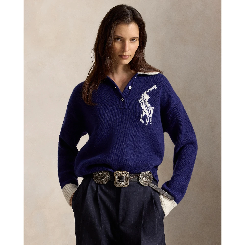 Γυναικείο Πλεκτό Πουλόβερ με Γιακά Polo Ralph Lauren