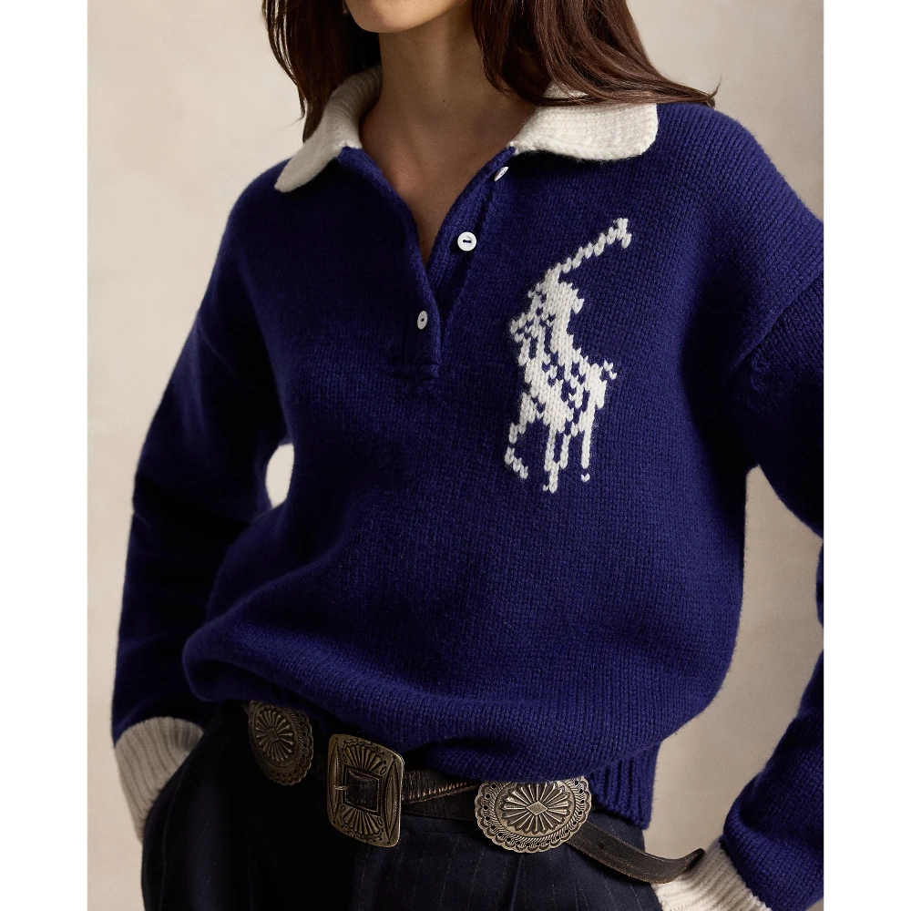 Γυναικείο Πλεκτό Πουλόβερ με Γιακά Polo Ralph Lauren
