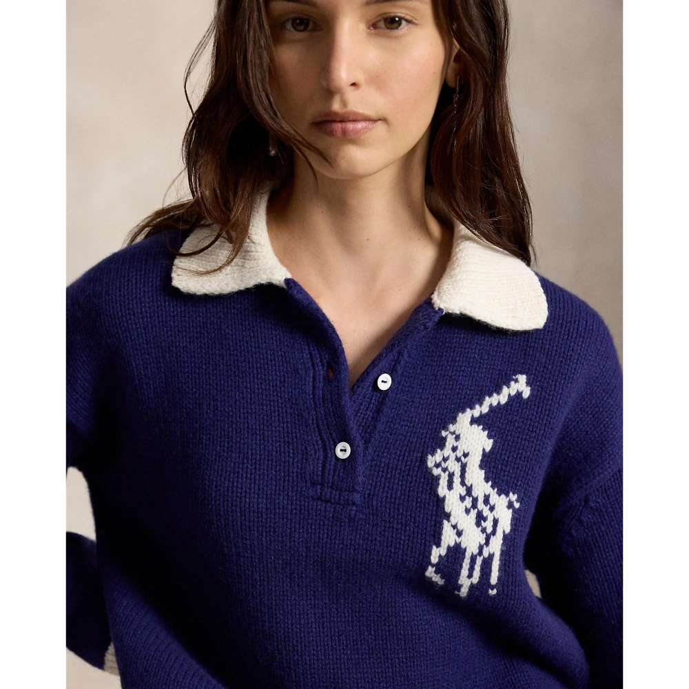 Γυναικείο Πλεκτό Πουλόβερ με Γιακά Polo Ralph Lauren