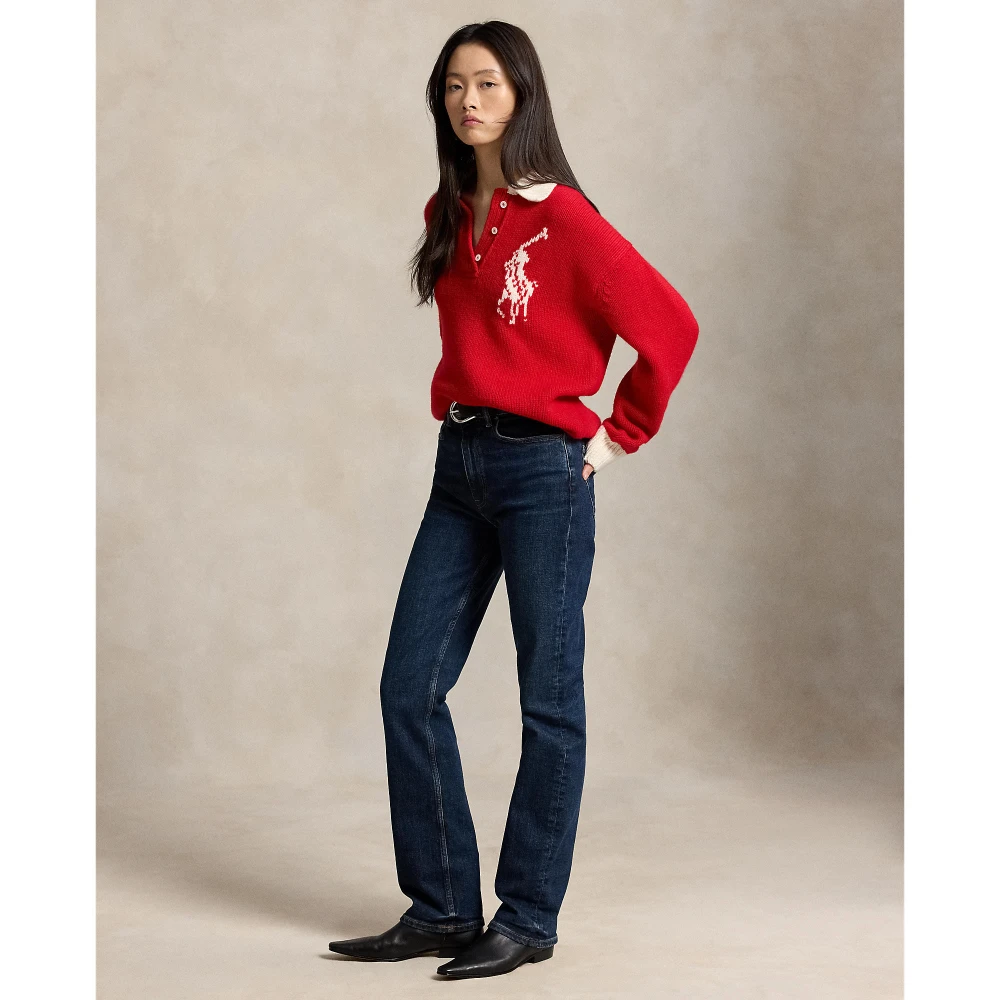 Γυναικείο Πλεκτό Πουλόβερ με Γιακά Polo Ralph Lauren