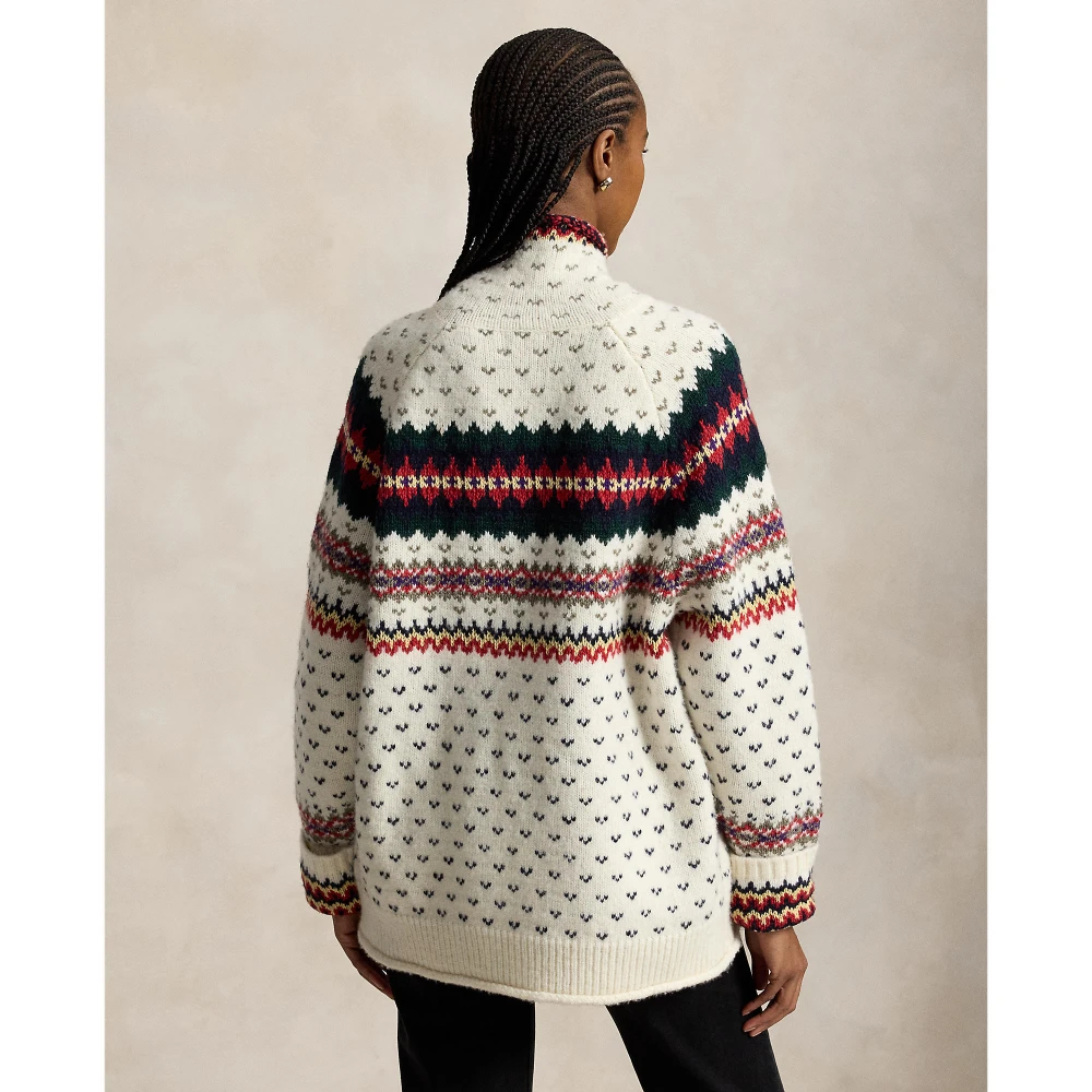 Γυναικείο Πουλόβερ Polo Ralph Lauren με Ζιβάγκο και Σκανδιναβικό Σχέδιο