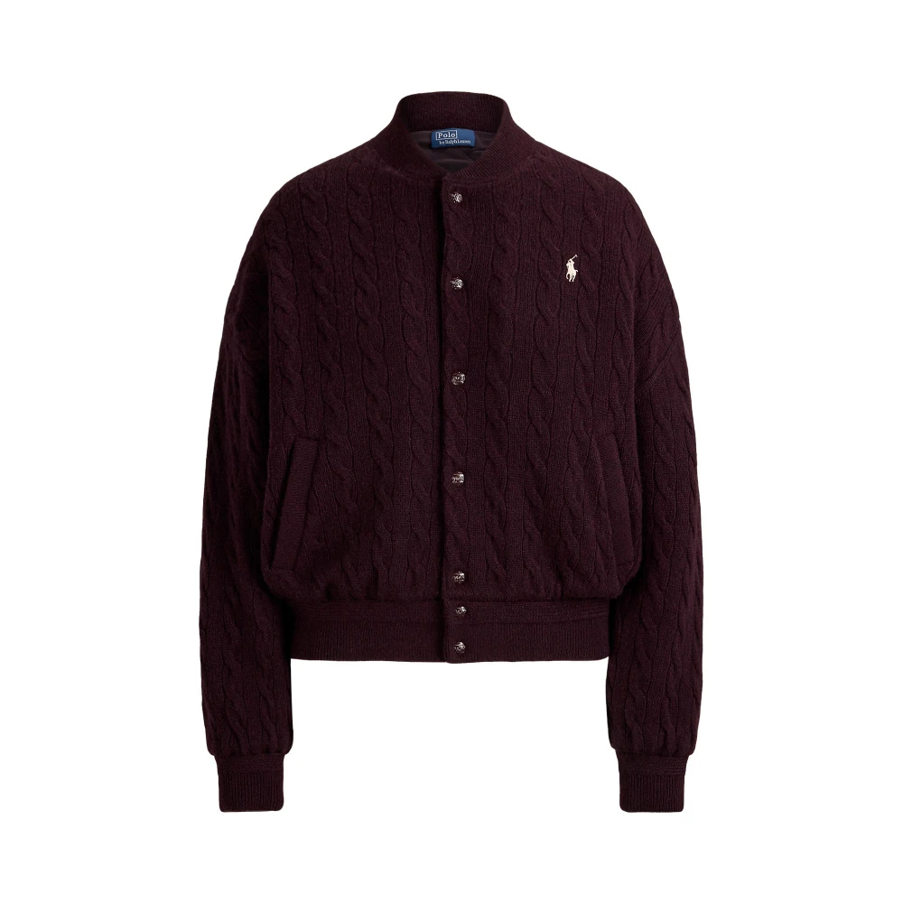 Γυναικείο Πλεκτό Μπόμπερ Polo Ralph Lauren με Σχέδιο Cable Knit