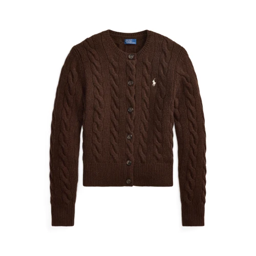 Γυναικεία Πλεκτή Ζακέτα με Σχέδιο Cable Knit Polo Ralph Lauren