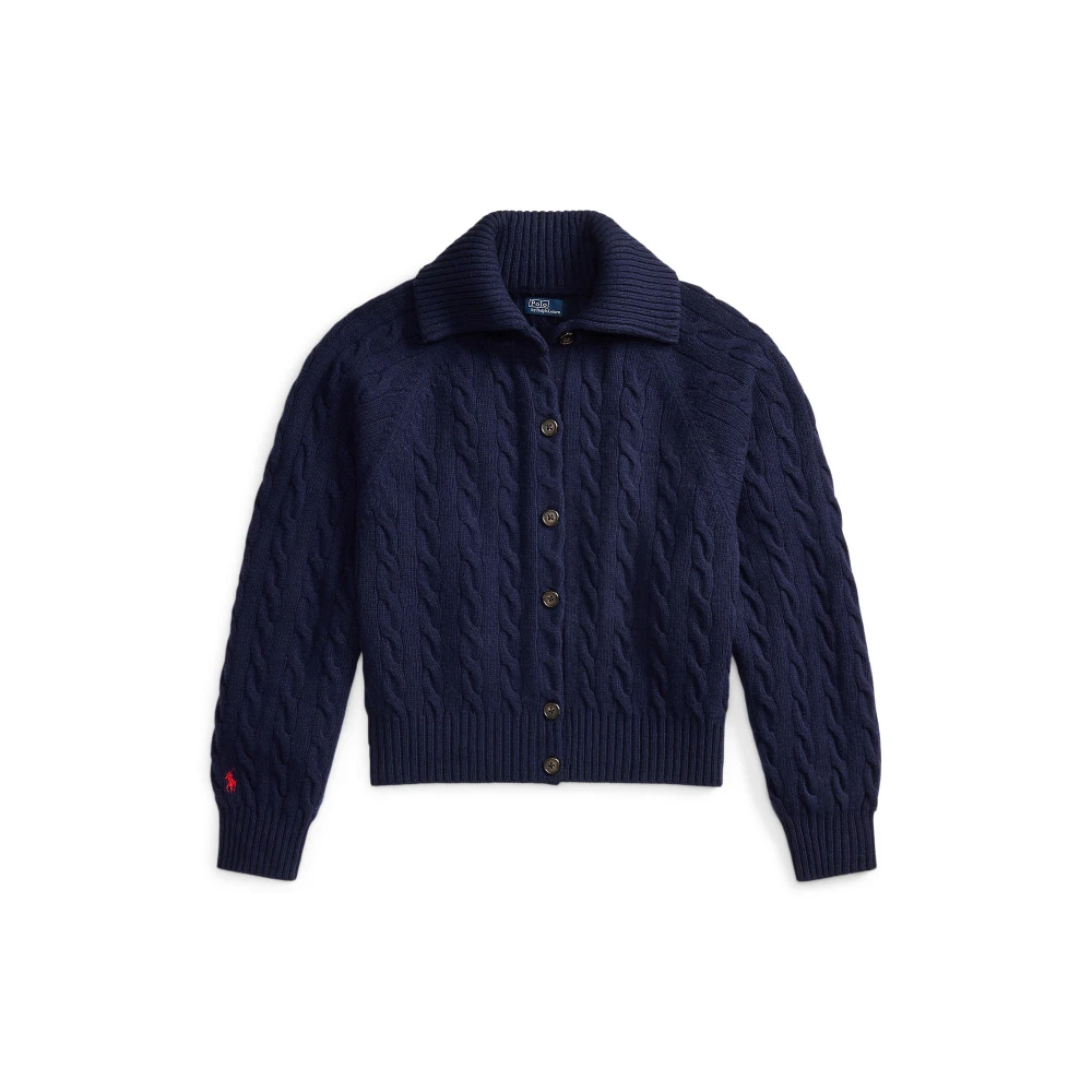 Γυναικεία Πλεκτή Ζακέτα με Σχέδιο Cable Knit Polo Ralph Lauren