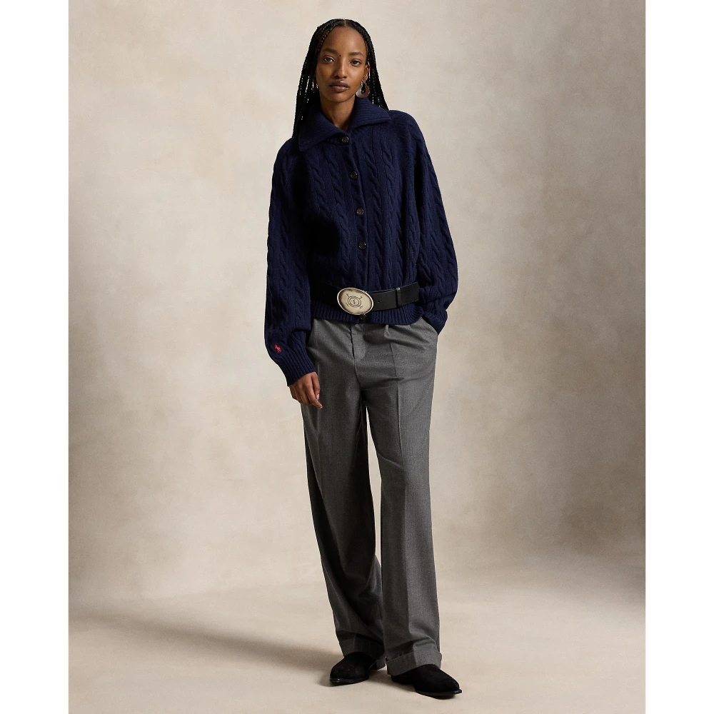 Γυναικεία Πλεκτή Ζακέτα με Σχέδιο Cable Knit Polo Ralph Lauren