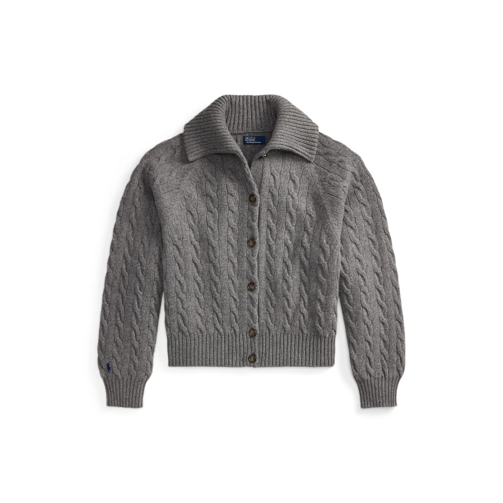 Γυναικεία Πλεκτή Ζακέτα με Σχέδιο Cable Knit Polo Ralph Lauren