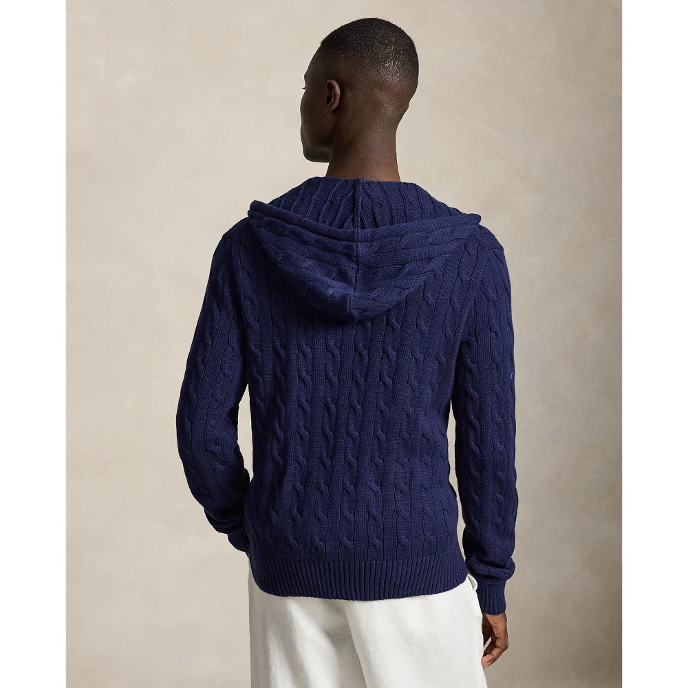 Ανδρική Πλεκτή Ζακέτα με Κουκούλα Polo Ralph Lauren