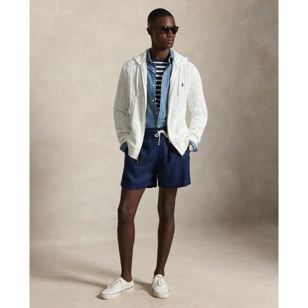 Ανδρική Πλεκτή Ζακέτα με Κουκούλα Polo Ralph Lauren