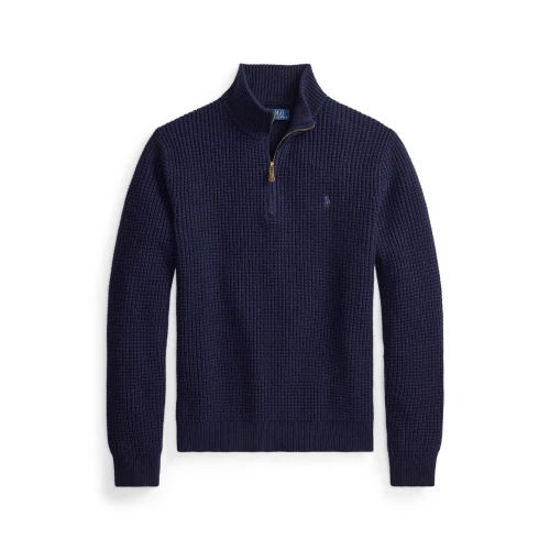 Ανδρικό Πλεκτό Πουλόβερ με Μισό Φερμουάρ Polo Ralph Lauren