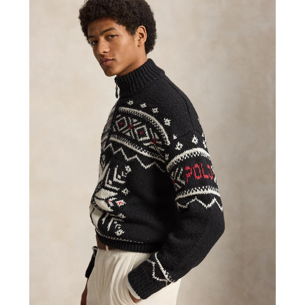 Men's Knit Half Zip Sweater Polo Ralph Lauren