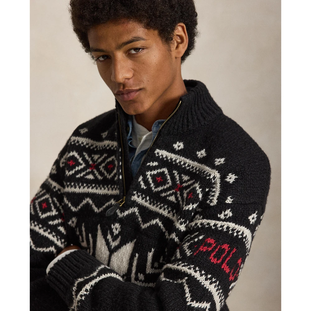 Men's Knit Half Zip Sweater Polo Ralph Lauren