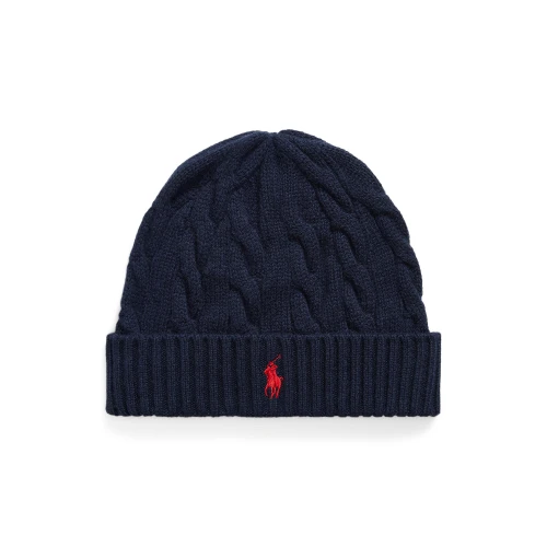 Ανδρικός Πλεκτός Σκούφος Polo Ralph Lauren με Σχέδιο Cable Knit