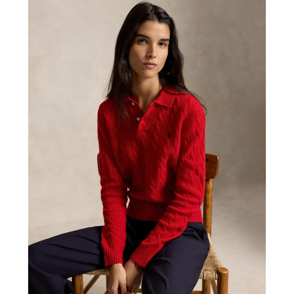 Γυναικείο Πλεκτό Πουλόβερ με Γιακά Polo Ralph Lauren
