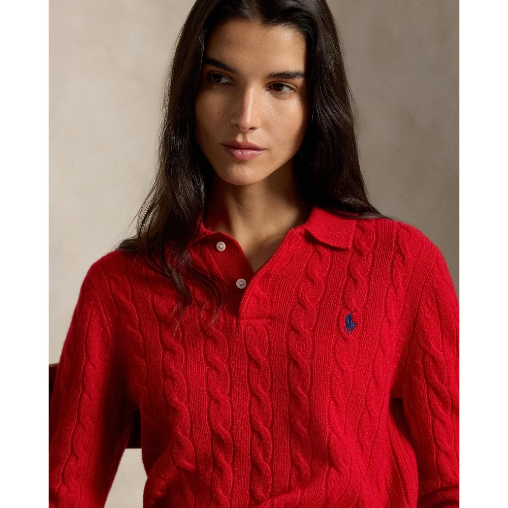 Γυναικείο Πλεκτό Πουλόβερ με Γιακά Polo Ralph Lauren