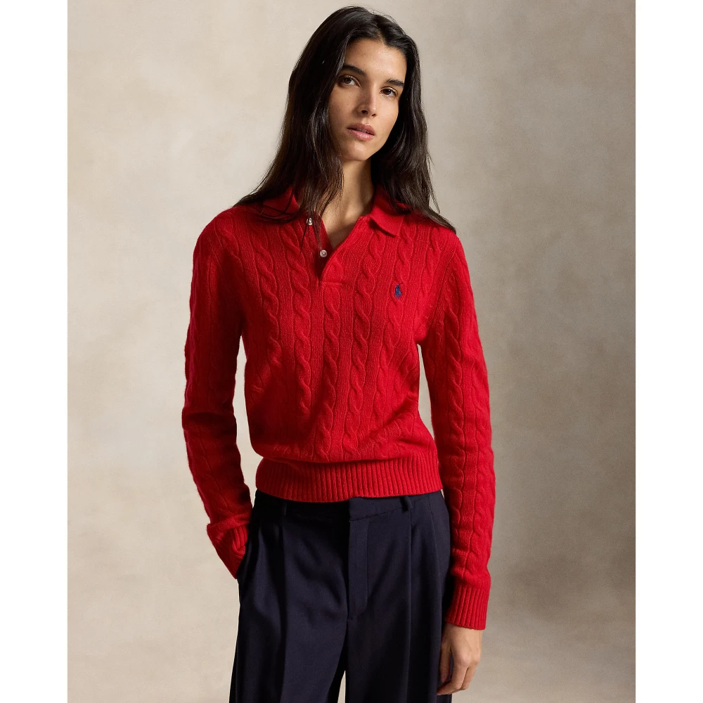 Γυναικείο Πλεκτό Πουλόβερ με Γιακά Polo Ralph Lauren