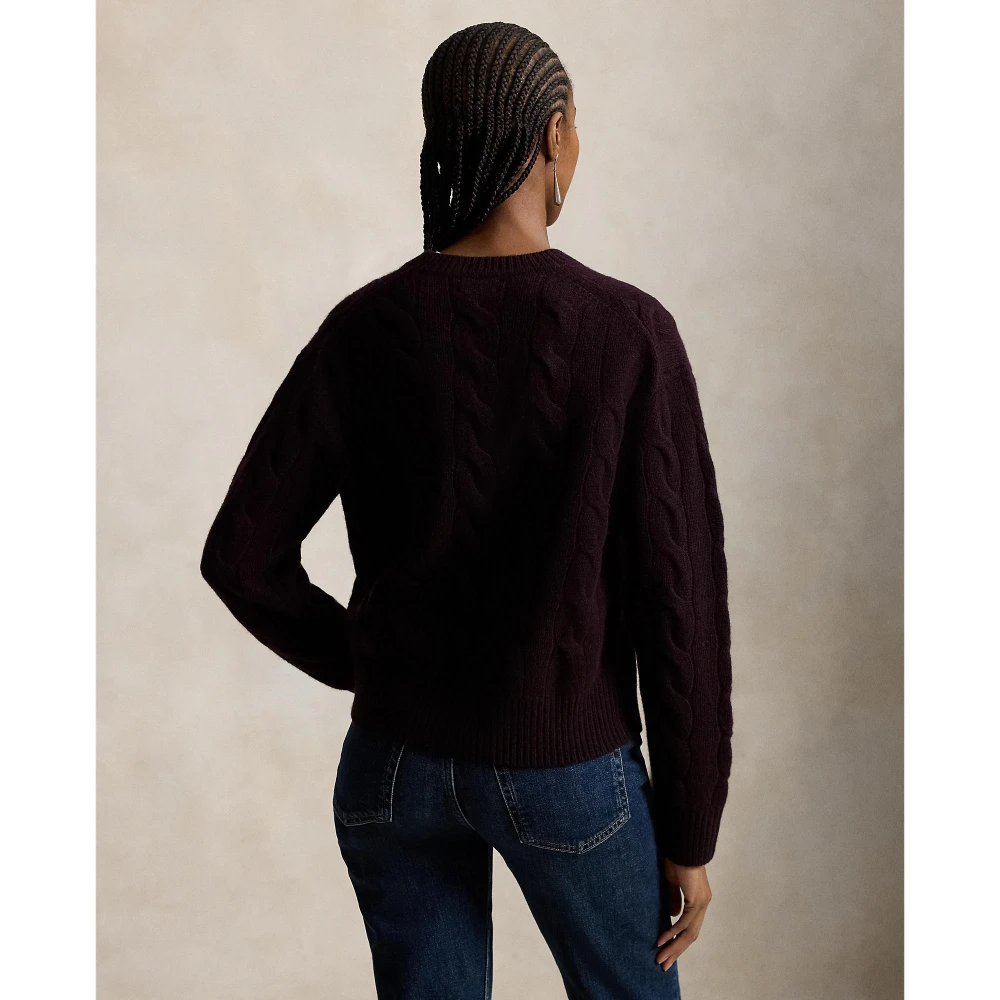 Γυναικείο Πλεκτό Πουλόβερ Polo Ralph Lauren με Σχέδιο Cable Knit