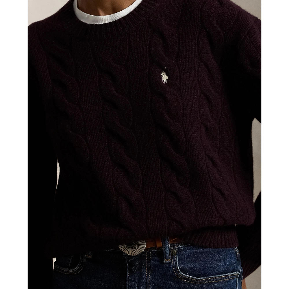 Γυναικείο Πλεκτό Πουλόβερ Polo Ralph Lauren με Σχέδιο Cable Knit