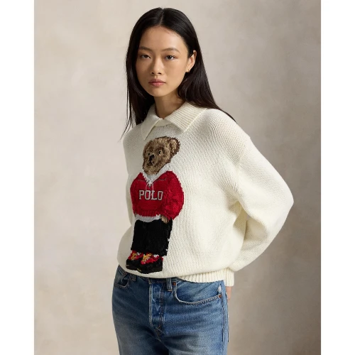 Γυναικείο Πλεκτό Πουλόβερ Polo Ralph Lauren με Polo Bear