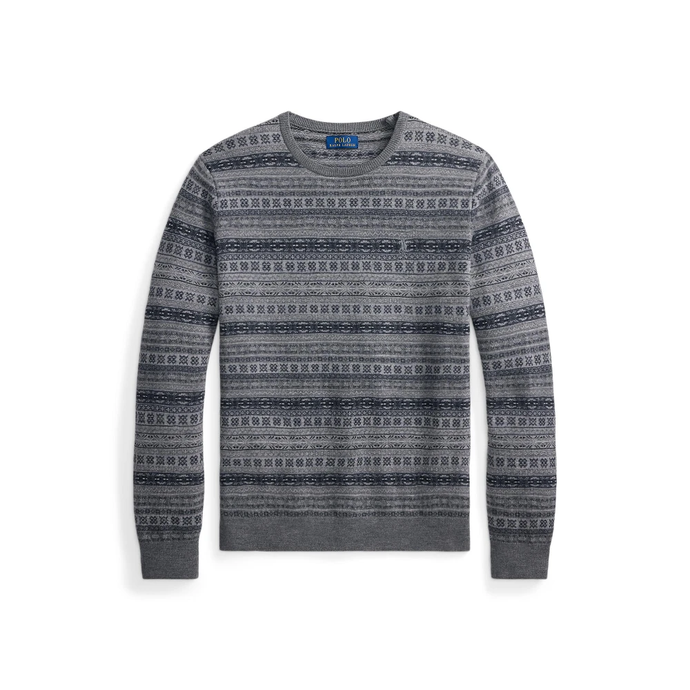 Ανδρικό Πλεκτό Πουλόβερ Polo Ralph Lauren με Σχέδιο Fair Isle
