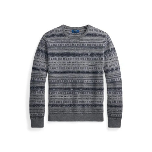 Ανδρικό Πλεκτό Πουλόβερ Polo Ralph Lauren με Σχέδιο Fair Isle
