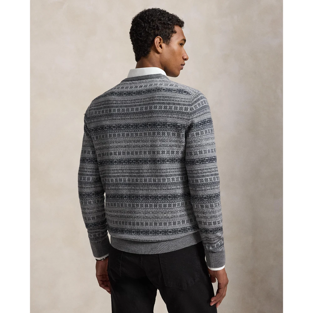 Ανδρικό Πλεκτό Πουλόβερ Polo Ralph Lauren με Σχέδιο Fair Isle