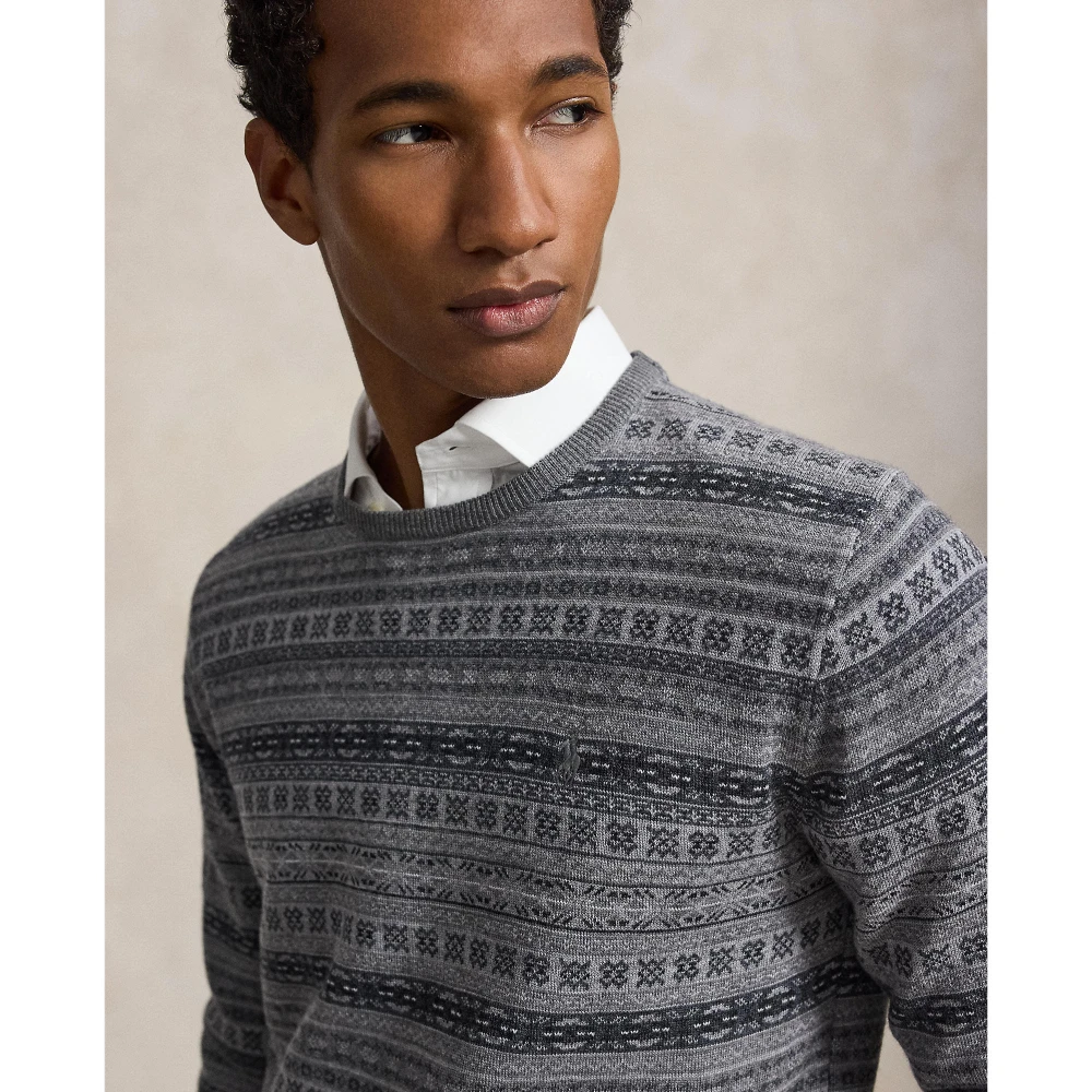Ανδρικό Πλεκτό Πουλόβερ Polo Ralph Lauren με Σχέδιο Fair Isle