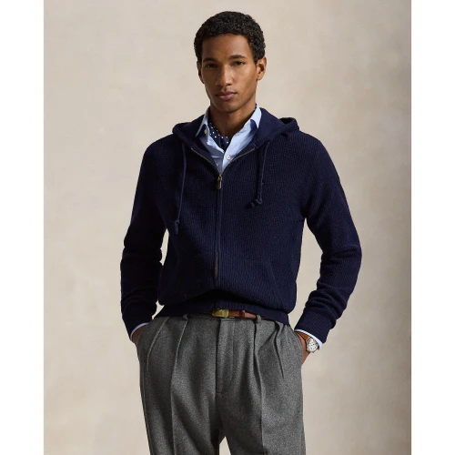 Ανδρική Πλεκτή Ζακέτα με Κουκούλα Polo Ralph Lauren