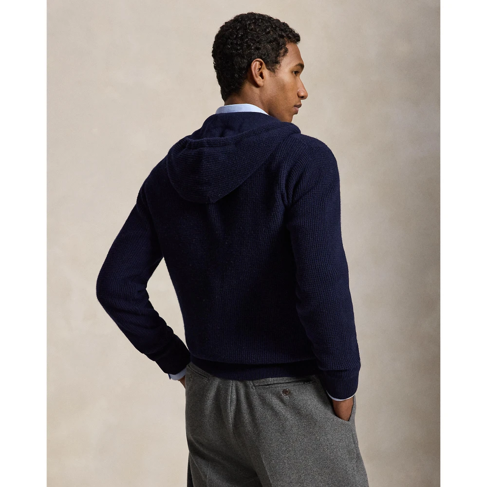 Ανδρική Πλεκτή Ζακέτα με Κουκούλα Polo Ralph Lauren