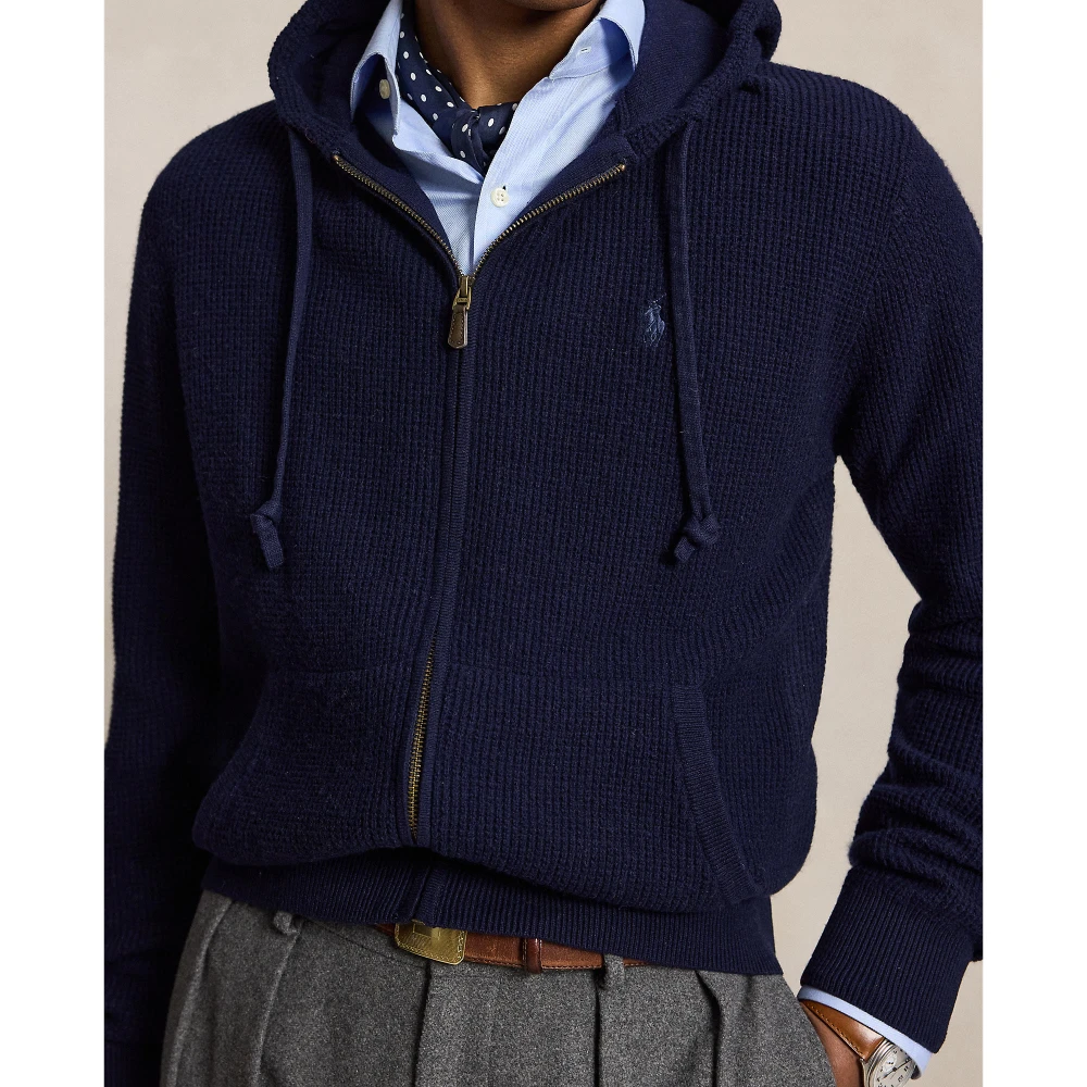 Ανδρική Πλεκτή Ζακέτα με Κουκούλα Polo Ralph Lauren