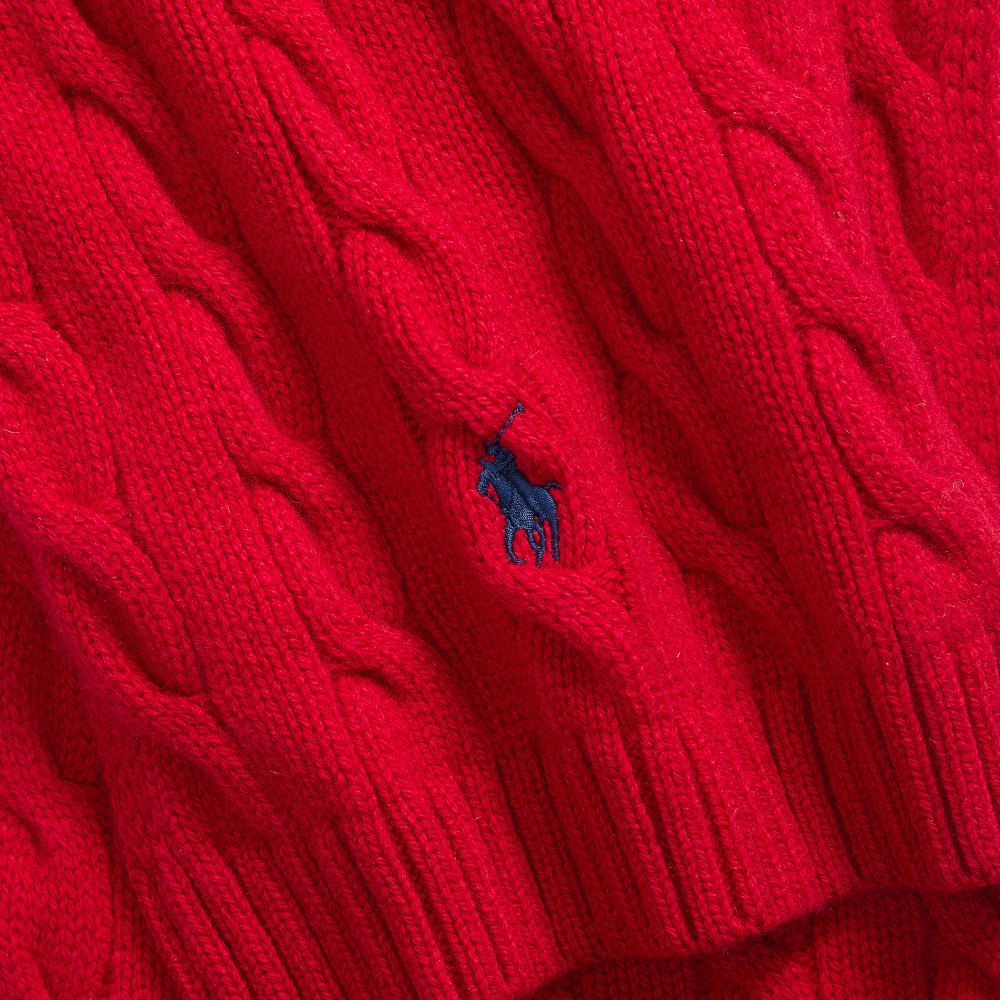 Ανδρικό Πλεκτό Κασκόλ Polo Ralph Lauren με Σχέδιο Cable Knit