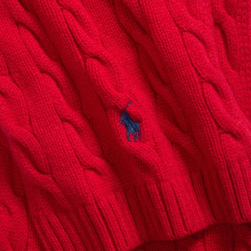 Ανδρικό Πλεκτό Κασκόλ Polo Ralph Lauren με Σχέδιο Cable Knit