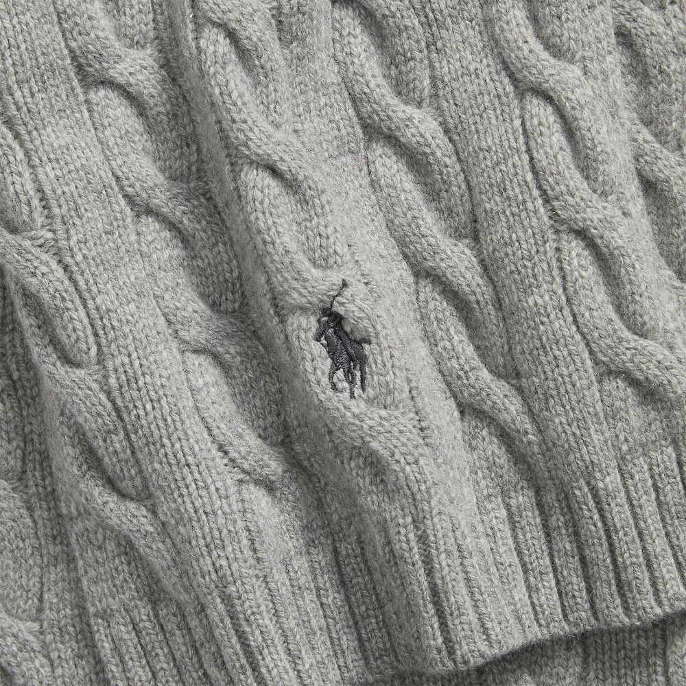 Ανδρικό Πλεκτό Κασκόλ Polo Ralph Lauren με Σχέδιο Cable Knit